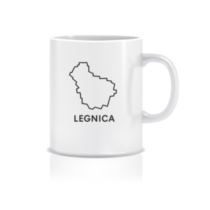 Kubek Kontur miasta + napis „Legnica”
